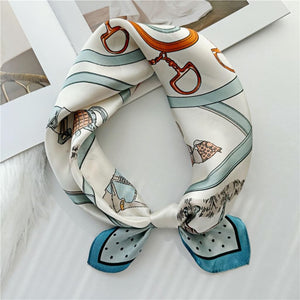 MaraSilk Pure Mulberry Silk Scarf Square Crepe Satin MS02-41