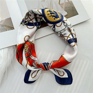 MaraSilk Pure Mulberry Silk Scarf Square Crepe Satin MS02-09