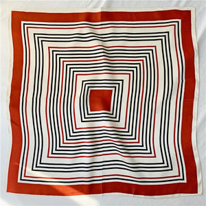 MaraSilk Pure Mulberry Silk Scarf Square Crepe Satin MS04-9