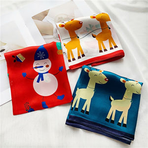 MaraSilk Pure Mulberry Silk Scarf Square Crepe Satin MS06-18