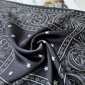 MaraSilk Pure Mulberry Silk Scarf Square Crepe Satin MS08-8