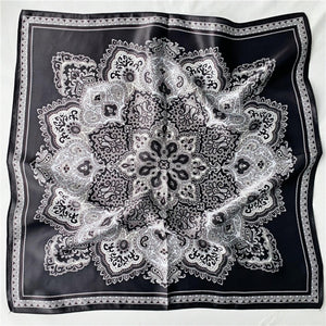 MaraSilk Pure Mulberry Silk Scarf Square Crepe Satin MS10-18