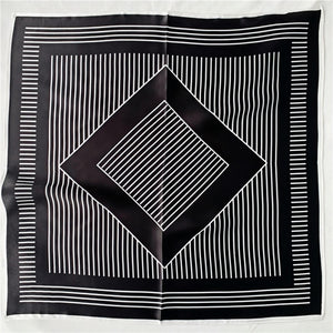 MaraSilk Pure Mulberry Silk Scarf Square Crepe Satin MS10-9