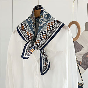 MaraSilk Pure Mulberry Silk Scarf - Square Crepe Satin MS100 25" x 25" MS10001