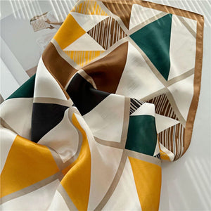 MaraSilk Pure Mulberry Silk Scarf - Square Crepe Satin MS101
