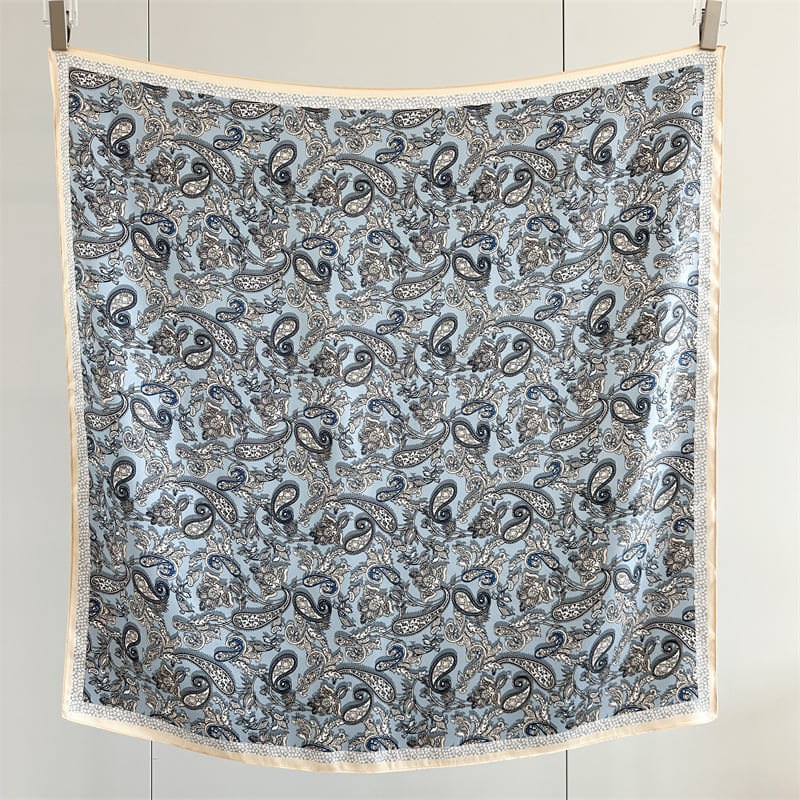 MaraSilk Pure Mulberry Silk Scarf - Square Crepe Satin MS1018 34" x 34" MS101801