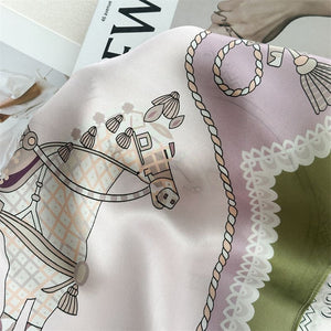 MaraSilk Pure Mulberry Silk Scarf - Square Crepe Satin MS1019