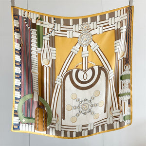 MaraSilk Pure Mulberry Silk Scarf - Square Crepe Satin MS1022 34" x 34" MS102201