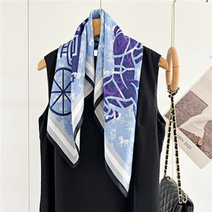 MaraSilk Pure Mulberry Silk Scarf - Square Crepe Satin MS103