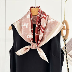 MaraSilk Pure Mulberry Silk Scarf - Square Crepe Satin MS103