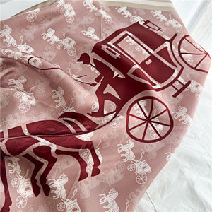 MaraSilk Pure Mulberry Silk Scarf - Square Crepe Satin MS103