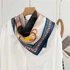 MaraSilk Pure Mulberry Silk Scarf - Square Crepe Satin MS103