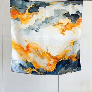 MaraSilk Pure Mulberry Silk Scarf - Square Crepe Satin MS104 25" x 25" MS10401