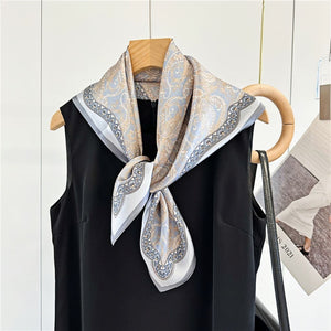 MaraSilk Pure Mulberry Silk Scarf - Square Crepe Satin MS104