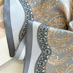 MaraSilk Pure Mulberry Silk Scarf - Square Crepe Satin MS104