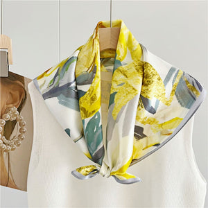 MaraSilk Pure Mulberry Silk Scarf - Square Crepe Satin MS105 25" x 25" MS10501