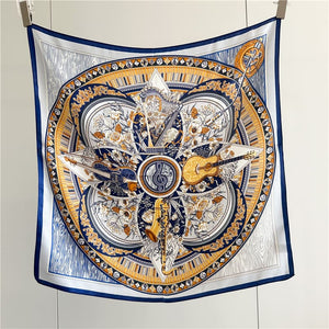 MaraSilk Pure Mulberry Silk Scarf - Square Crepe Satin MS106 25" x 25" MS10601