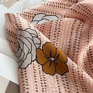 MaraSilk Pure Mulberry Silk Scarf - Square Crepe Satin MS107