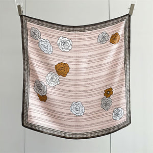 MaraSilk Pure Mulberry Silk Scarf - Square Crepe Satin MS107