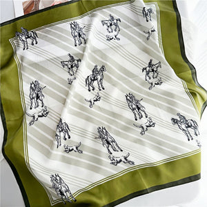 MaraSilk Pure Mulberry Silk Scarf - Square Crepe Satin MS108