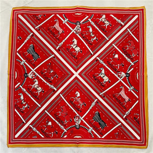 MaraSilk Pure Mulberry Silk Scarf Square Crepe Satin MS11-3