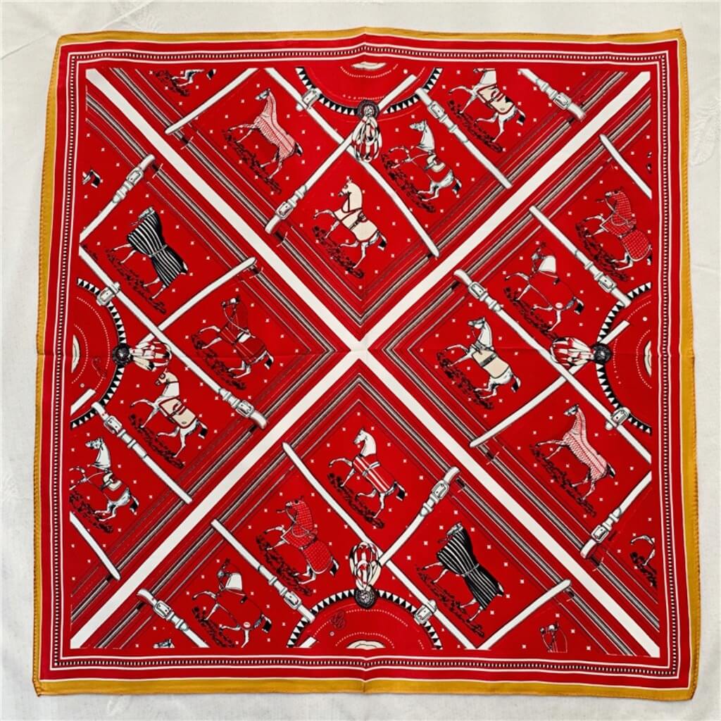 MaraSilk Pure Mulberry Silk Scarf Square Crepe Satin MS11-3