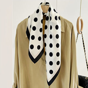 MaraSilk Pure Mulberry Silk Scarf - Square Crepe Satin MS111