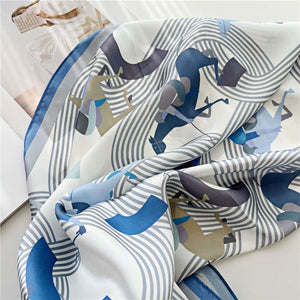 MaraSilk Pure Mulberry Silk Scarf - Square Crepe Satin MS113