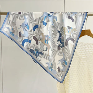 MaraSilk Pure Mulberry Silk Scarf - Square Crepe Satin MS113 25" x 25" MS11302