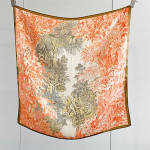 MaraSilk Pure Mulberry Silk Scarf - Square Crepe Satin MS114 25" x 25" MS11401