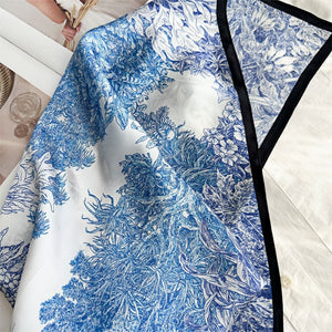 MaraSilk Pure Mulberry Silk Scarf - Square Crepe Satin MS114