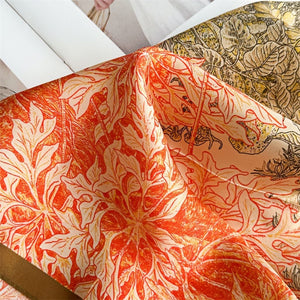 MaraSilk Pure Mulberry Silk Scarf - Square Crepe Satin MS114