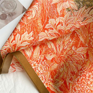 MaraSilk Pure Mulberry Silk Scarf - Square Crepe Satin MS114