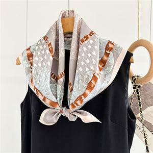 MaraSilk Pure Mulberry Silk Scarf - Square Crepe Satin MS116 25" x 25" MS11601