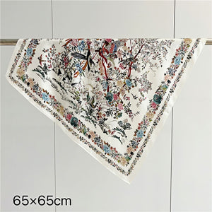 MaraSilk Pure Mulberry Silk Scarf - Square Crepe Satin MS118