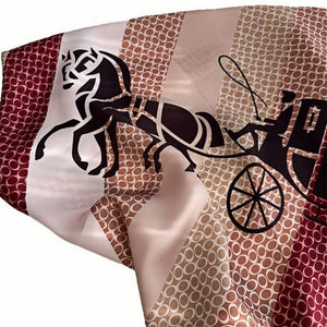 MaraSilk Pure Mulberry Silk Scarf - Square Crepe Satin MS120