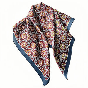 MaraSilk Pure Mulberry Silk Scarf - Square Crepe Satin MS125