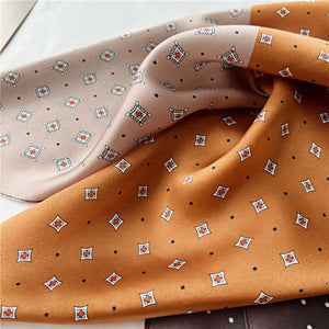 MaraSilk Pure Mulberry Silk Scarf - Square Crepe Satin MS126