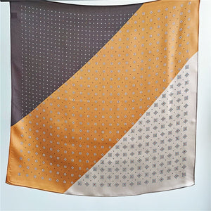 MaraSilk Pure Mulberry Silk Scarf - Square Crepe Satin MS126