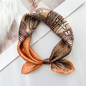 MaraSilk Pure Mulberry Silk Scarf Square Crepe Satin MS13-16