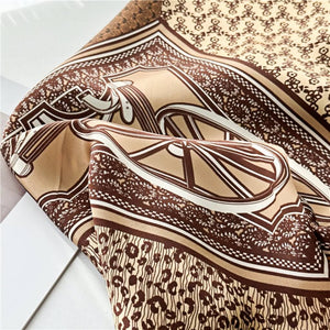 MaraSilk Pure Mulberry Silk Scarf Square Crepe Satin MS13-18