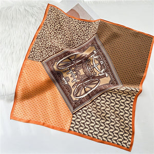 MaraSilk Pure Mulberry Silk Scarf Square Crepe Satin MS13-20