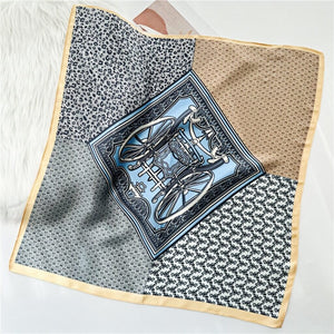 MaraSilk Pure Mulberry Silk Scarf Square Crepe Satin MS13-25