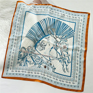 MaraSilk Pure Mulberry Silk Scarf Square Crepe Satin MS13-29