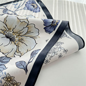 MaraSilk Pure Mulberry Silk Scarf - Square Crepe Satin MS131