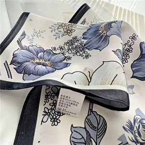 MaraSilk Pure Mulberry Silk Scarf - Square Crepe Satin MS131