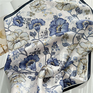 MaraSilk Pure Mulberry Silk Scarf - Square Crepe Satin MS131