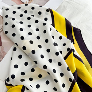 MaraSilk Pure Mulberry Silk Scarf - Square Crepe Satin MS135