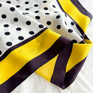 MaraSilk Pure Mulberry Silk Scarf - Square Crepe Satin MS135