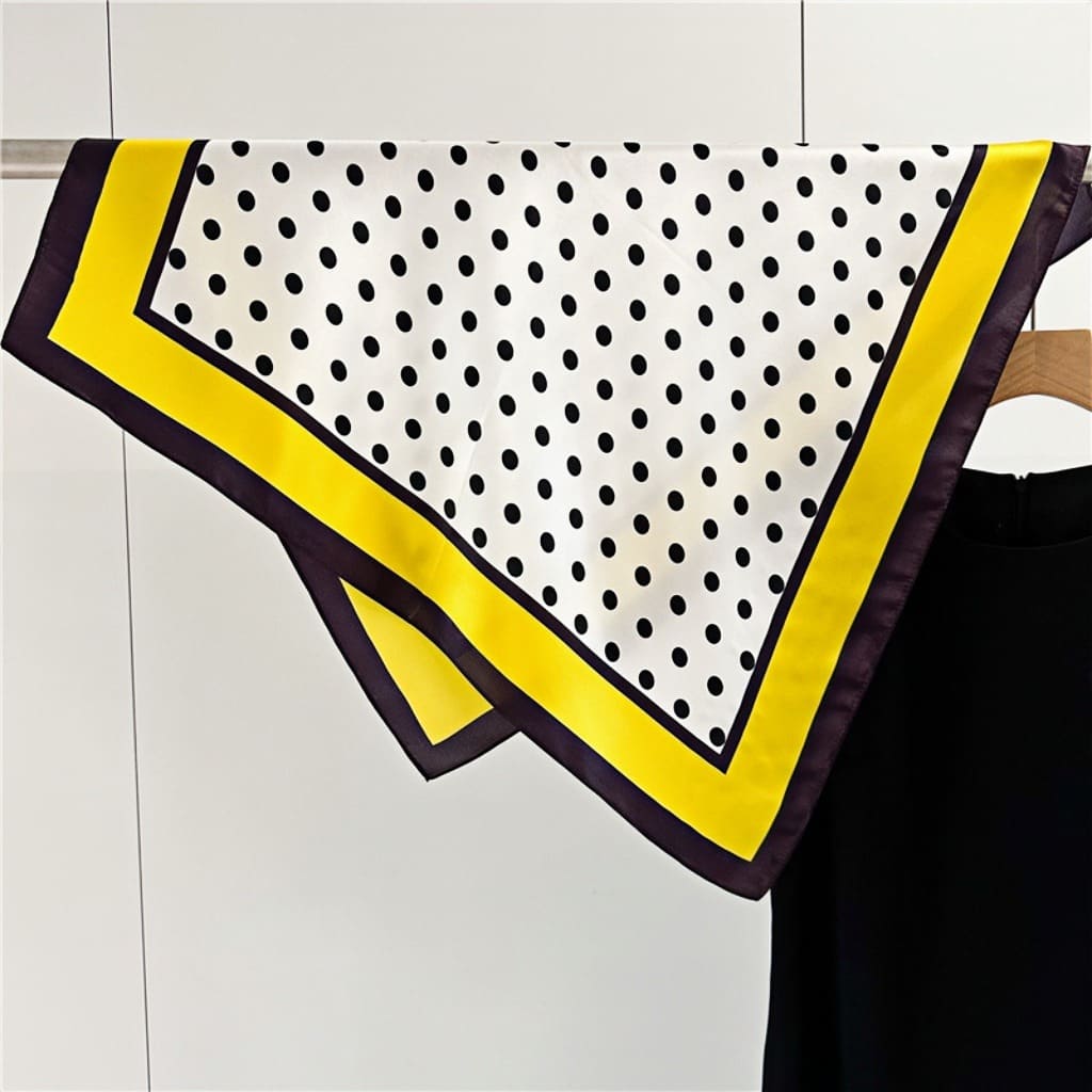 MaraSilk Pure Mulberry Silk Scarf - Square Crepe Satin MS135 25" x 25" MS13502